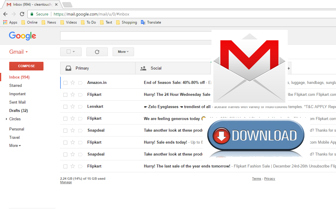 gmail use my current email instead
